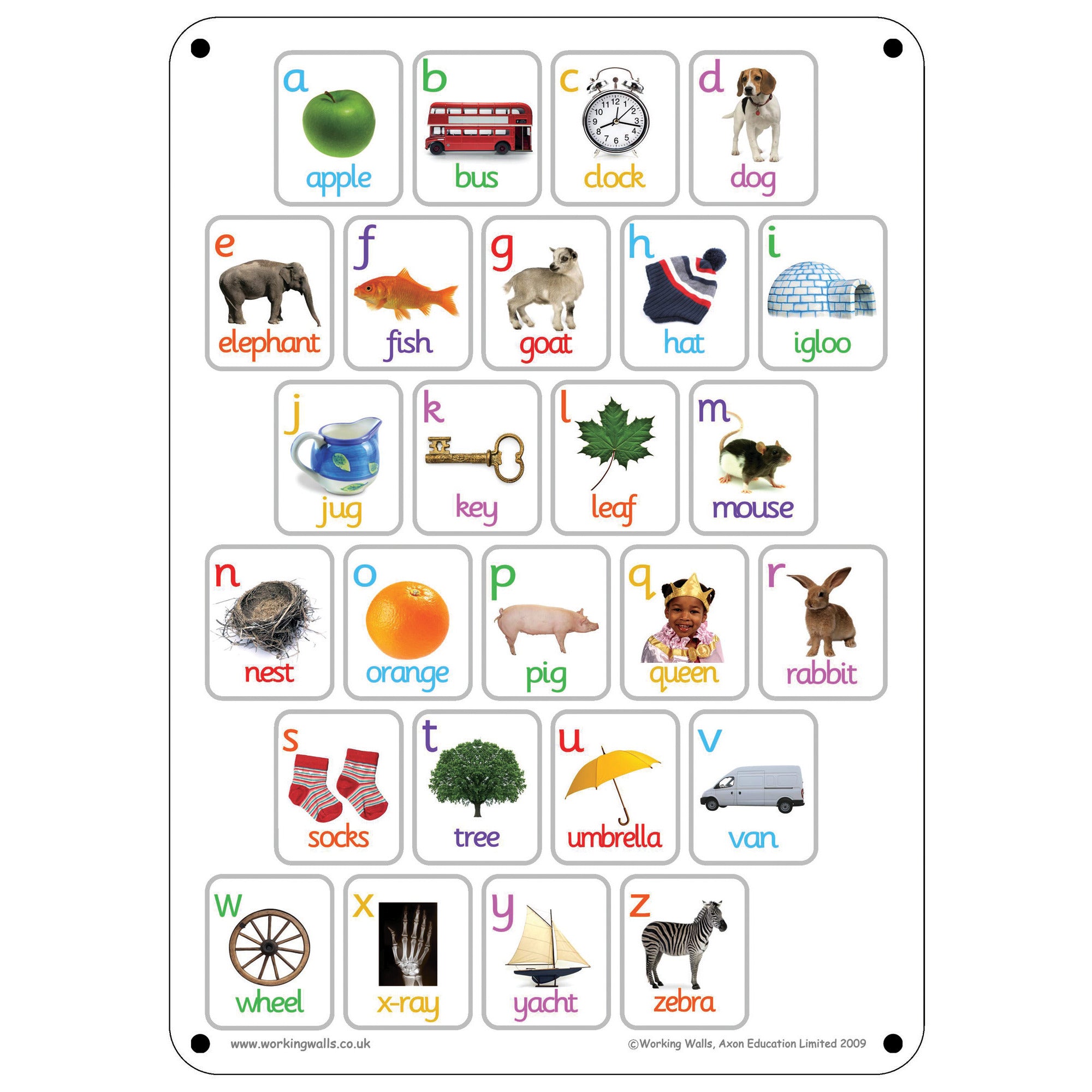 Picture Alphabet Photo Learn.Board