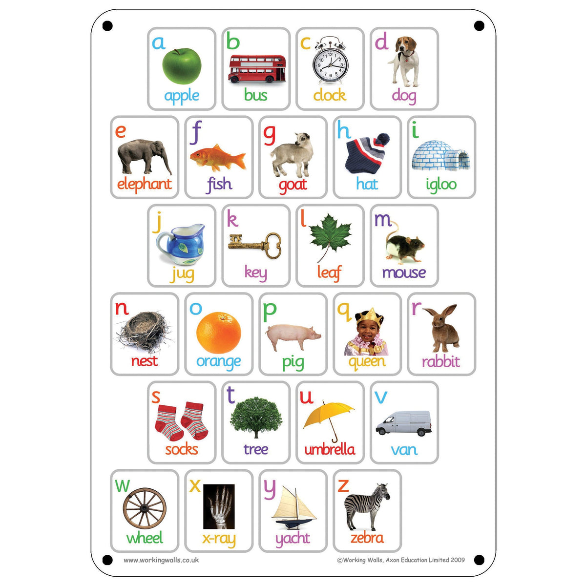 Picture Alphabet Photo Learn.Board