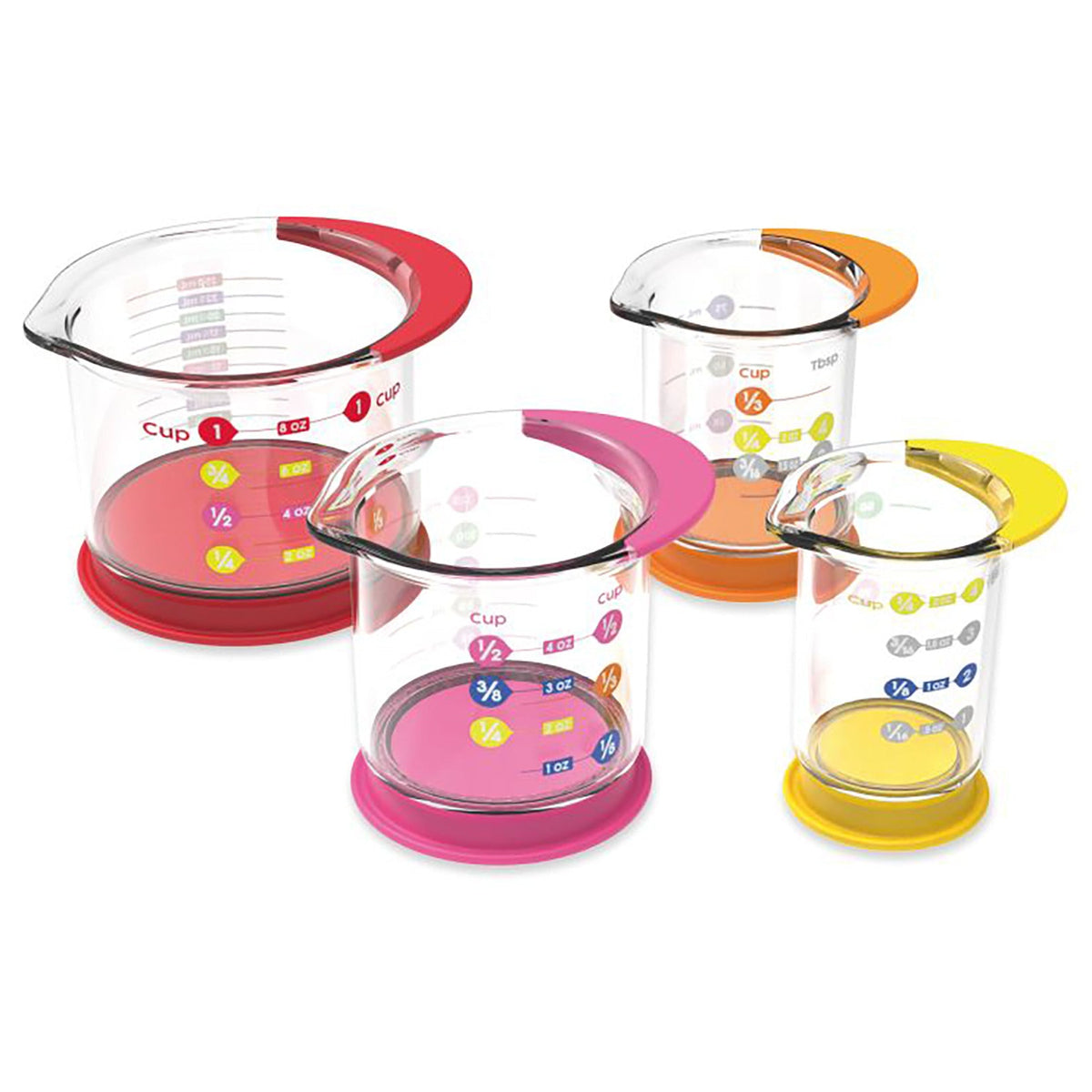 Rainbow Fraction Measure Cups