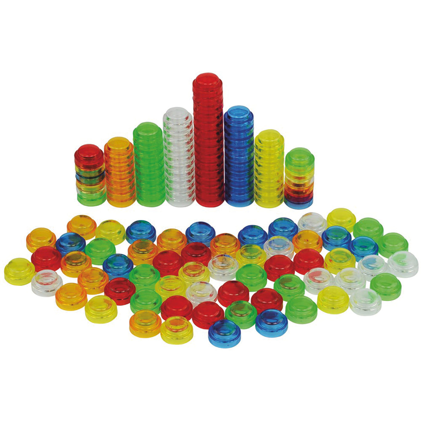 Translucent Stackable Counters P500