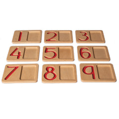 Wood No. Trays 1-9 10X14Cm