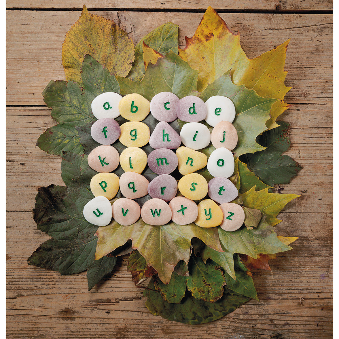 Alphabet Pebbles - Lowercase