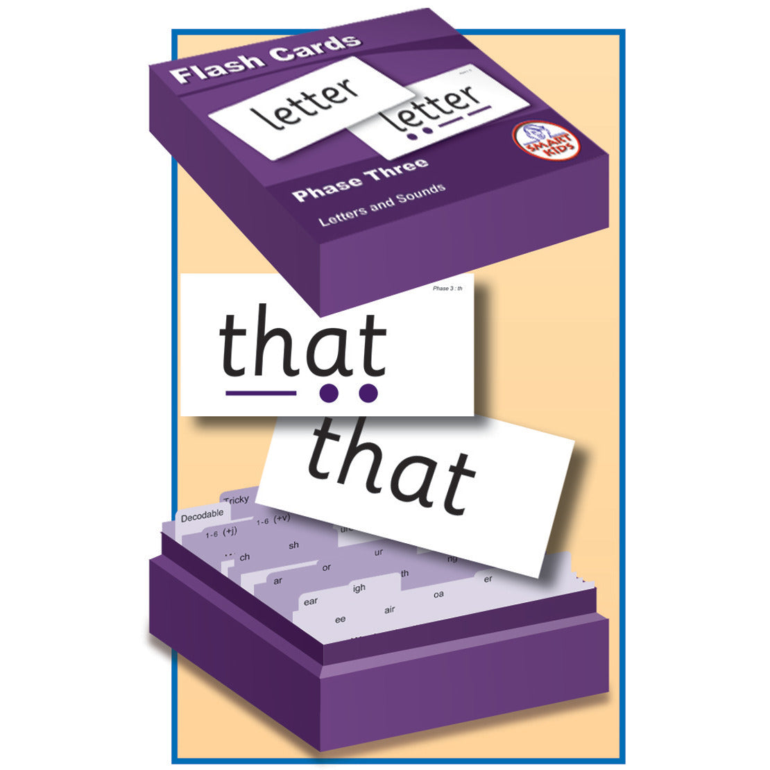 Letters-Sounds Flash Cards Phase 3