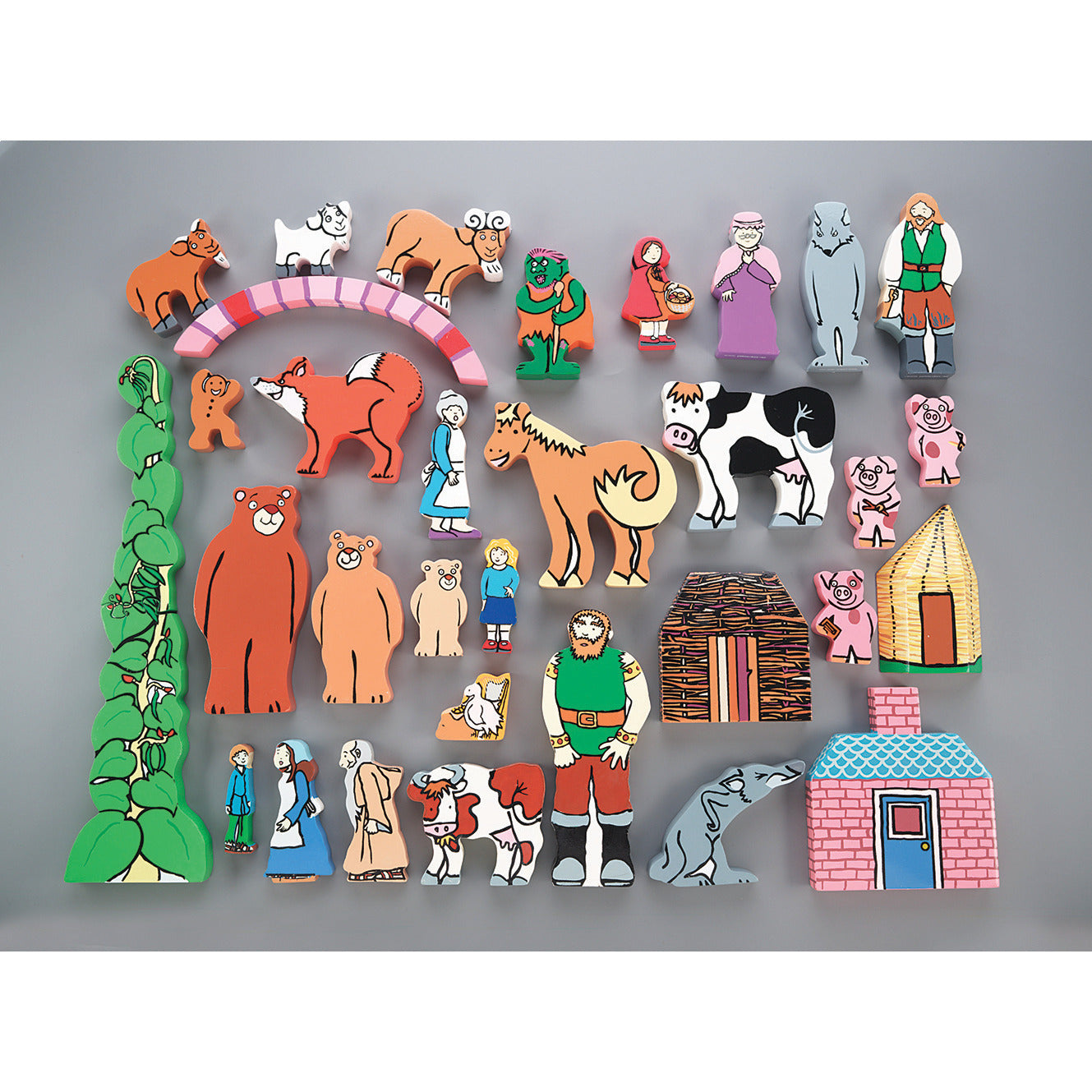 Traditional Tales Wooden Characters