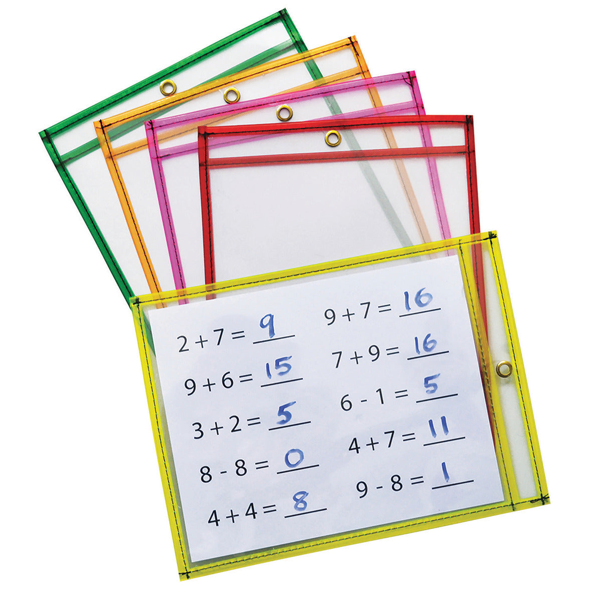 Dry Wipe Colouring Pockets