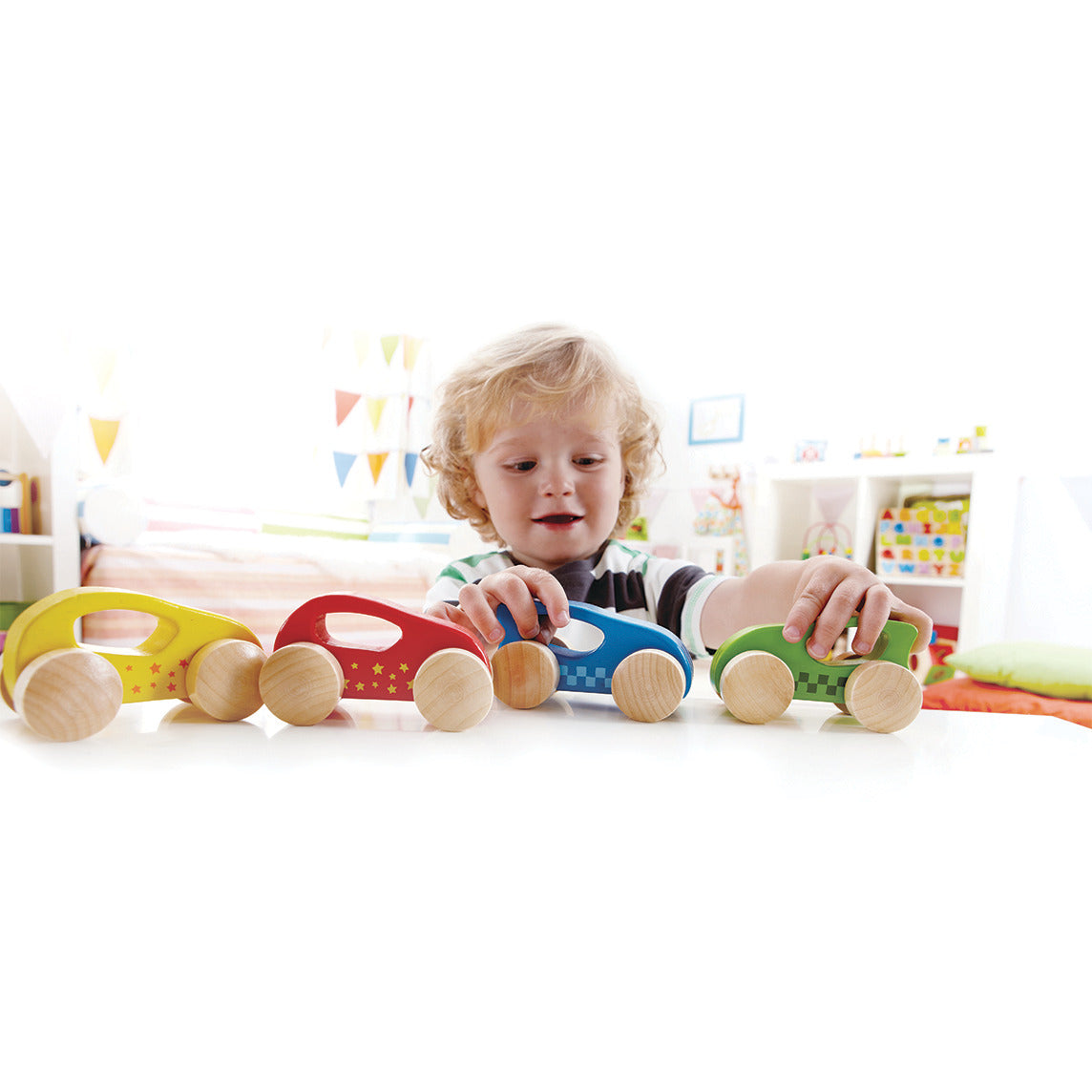 First Wooden Cars - Set Of 8