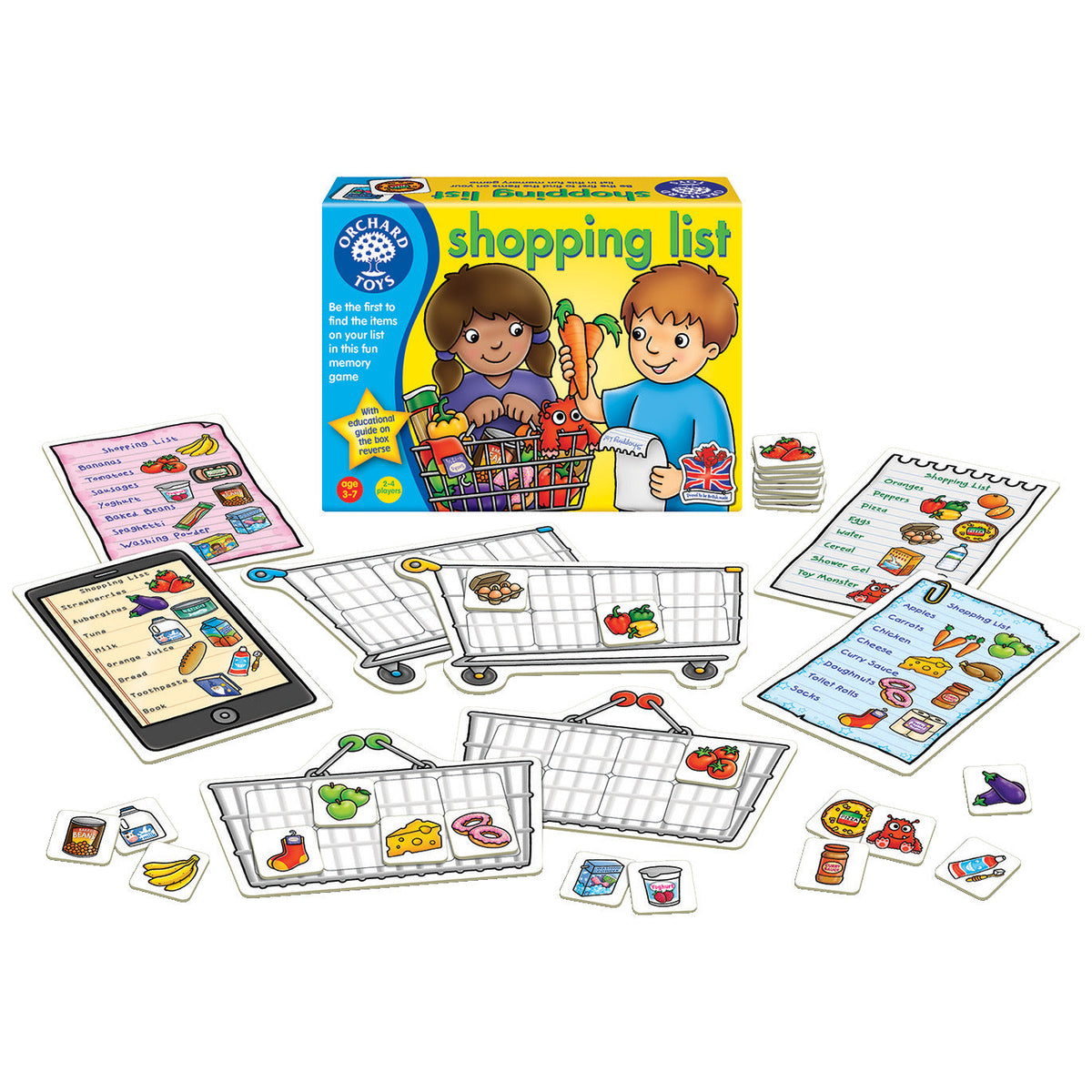 Game Shopping List Each