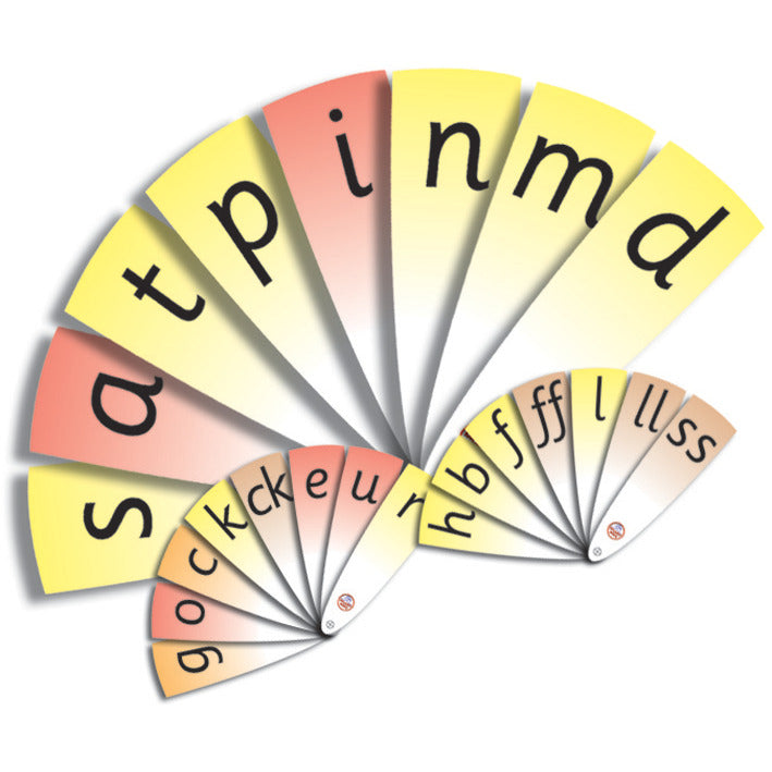 Phase 2 Phoneme Fans. 5 X3 Fans