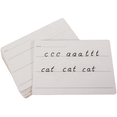 Show-Me A4 R-Lined D-W Boards Pk10