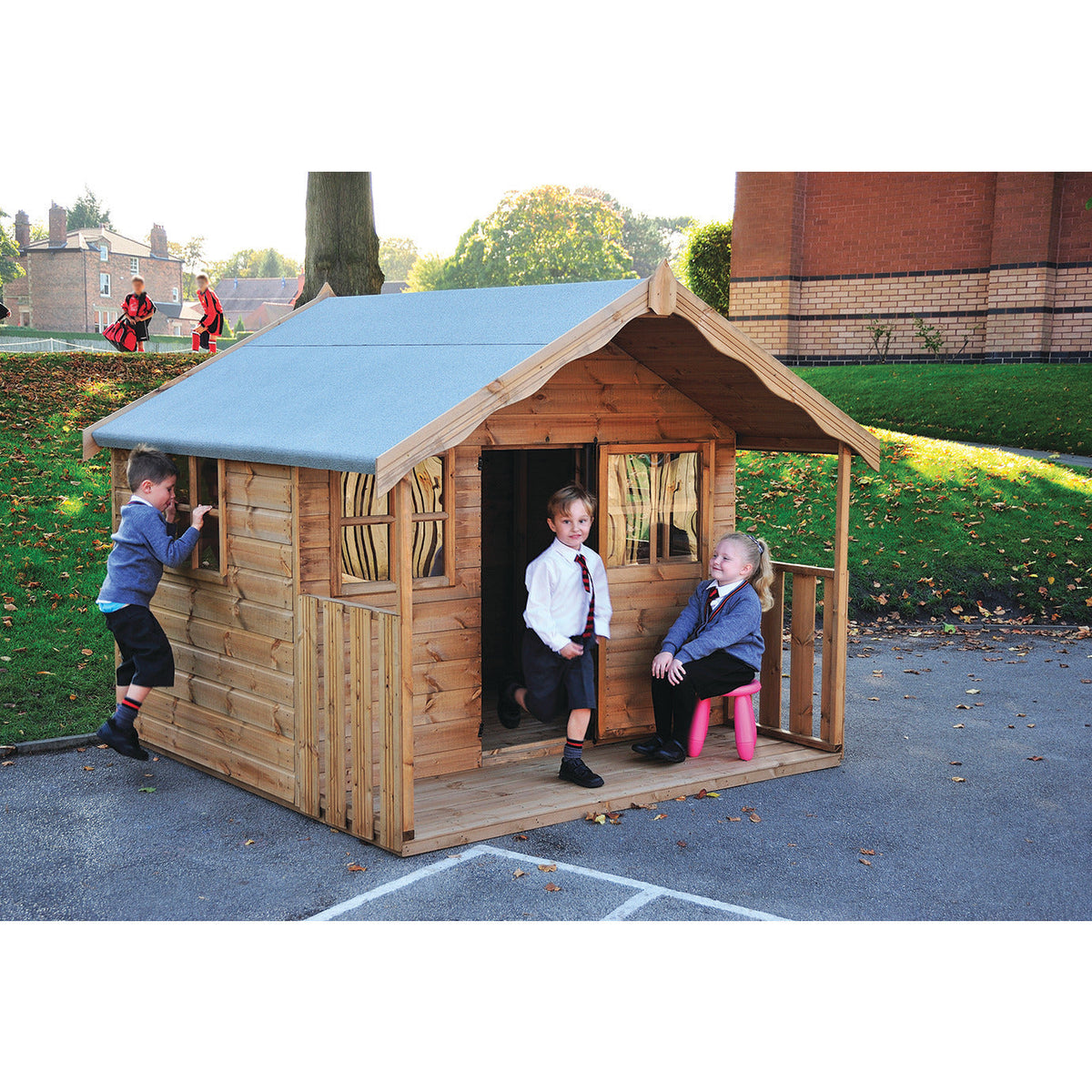 Premium Playhouse Cottage Installed