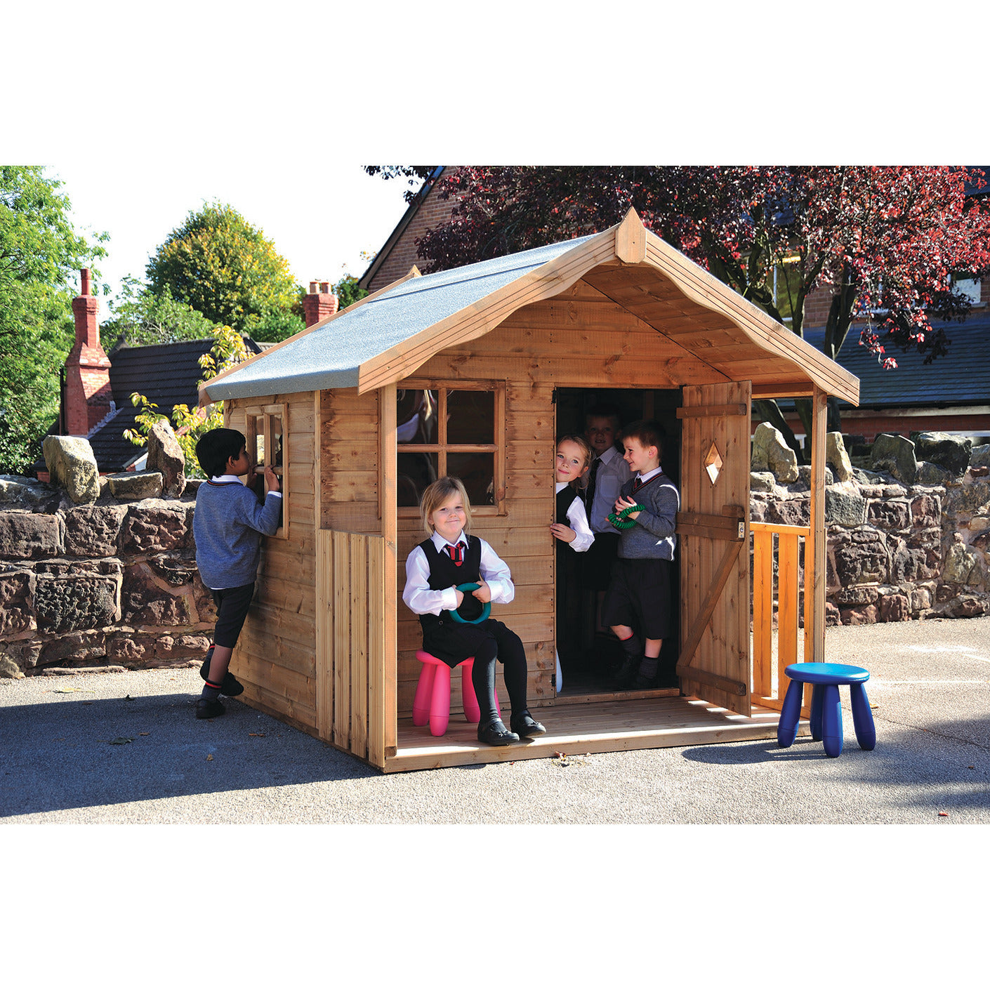 Premium Playhouse Den Installed