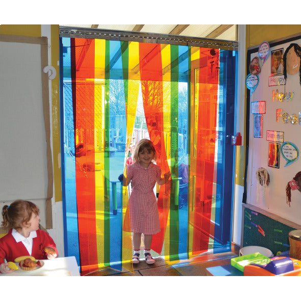 Strip Door- Rainbow Single 984Mm Wid