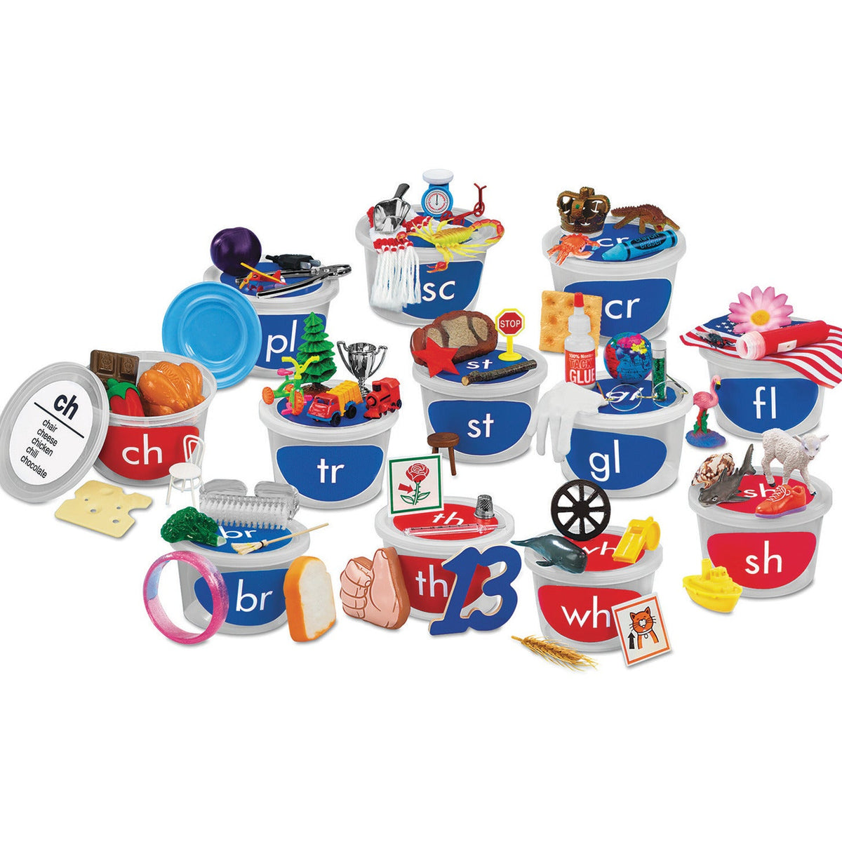 Blends And Diagraphs Teaching Tubs