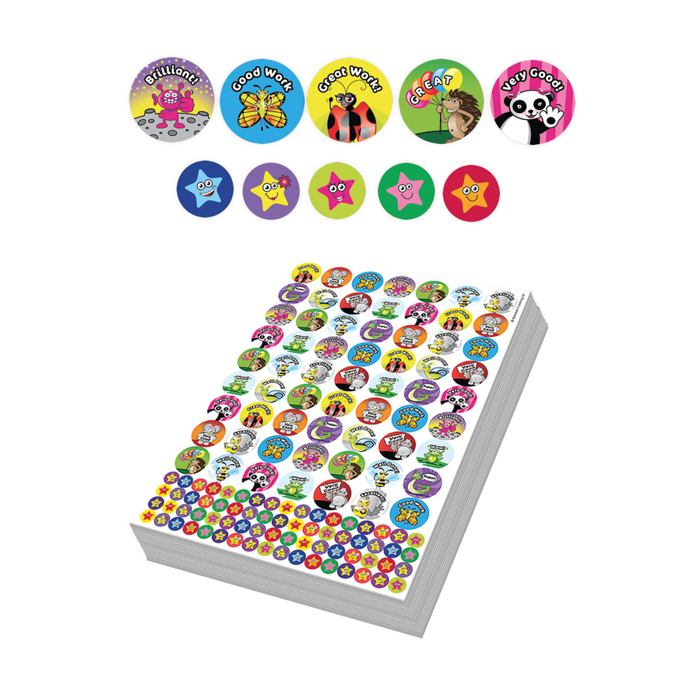 Praise Stickers Animals Pk6550