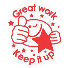 Stamp Butterfly -'Good Work Keep...-'