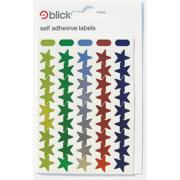 Stars Assorted Colour Pack 20 Sets