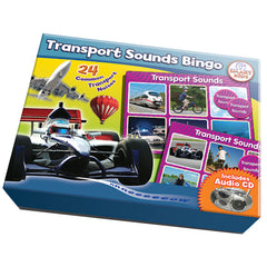 Transport Sounds Bingo.
