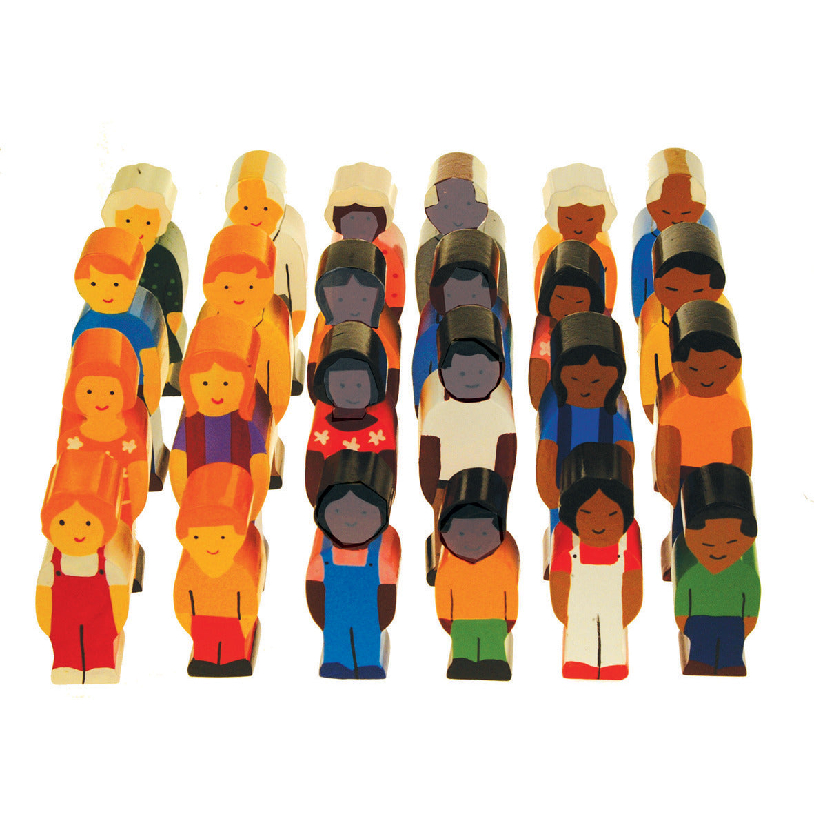 Wooden Figures-People Of The World