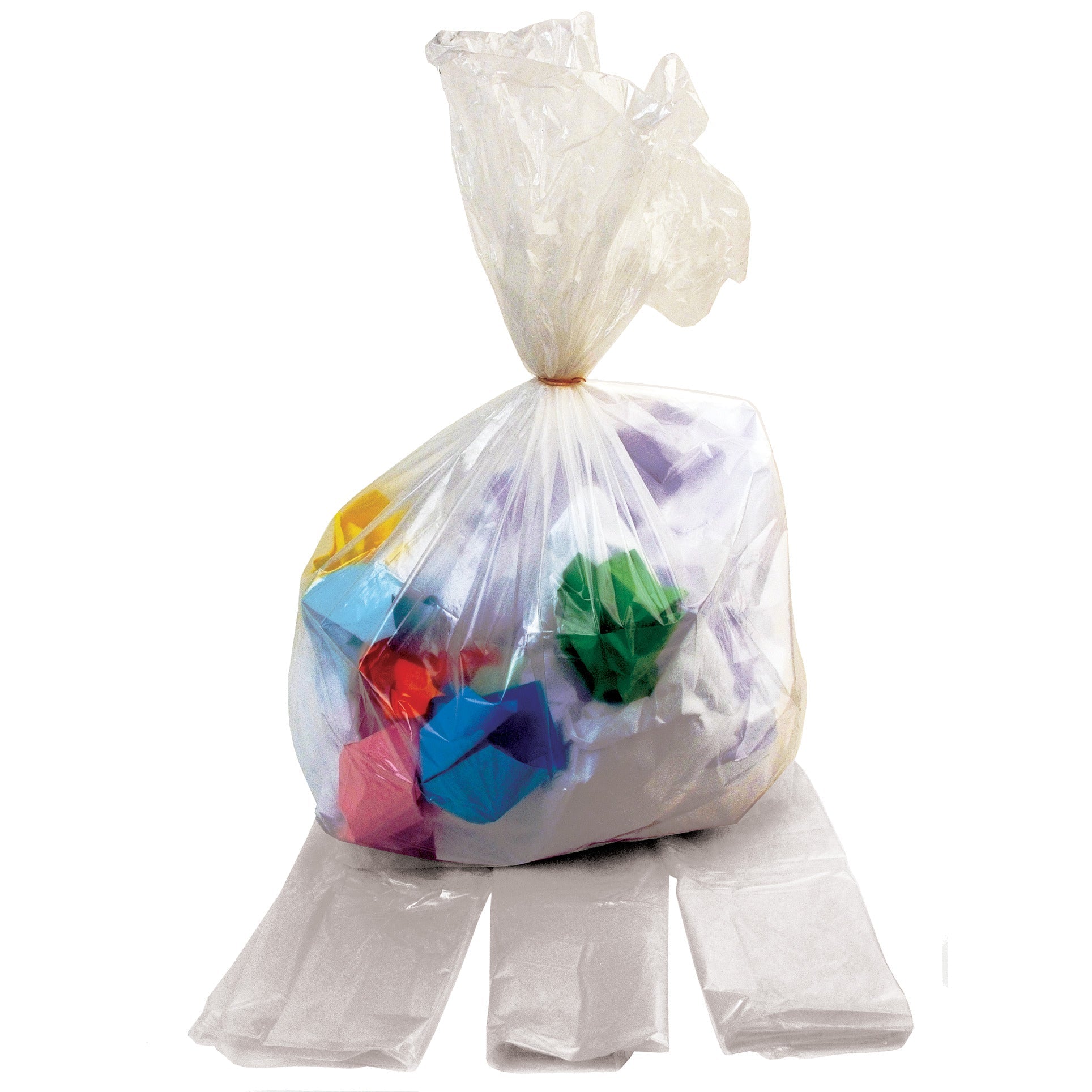 Refuse Sacks Clear Med.Duty Box 200