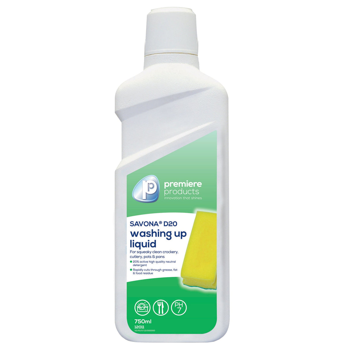 Savona D20 Wash Up Liquid 750Ml