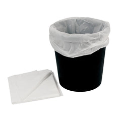 Swing Bin Liner White H-Duty Pk 100