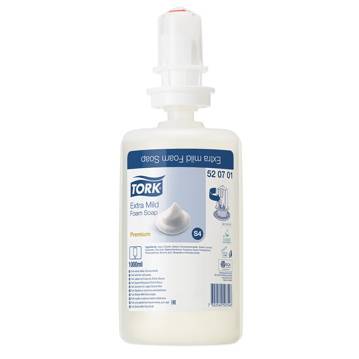 Tork Sensitive Foam Soap Cs 6 X 1Lt
