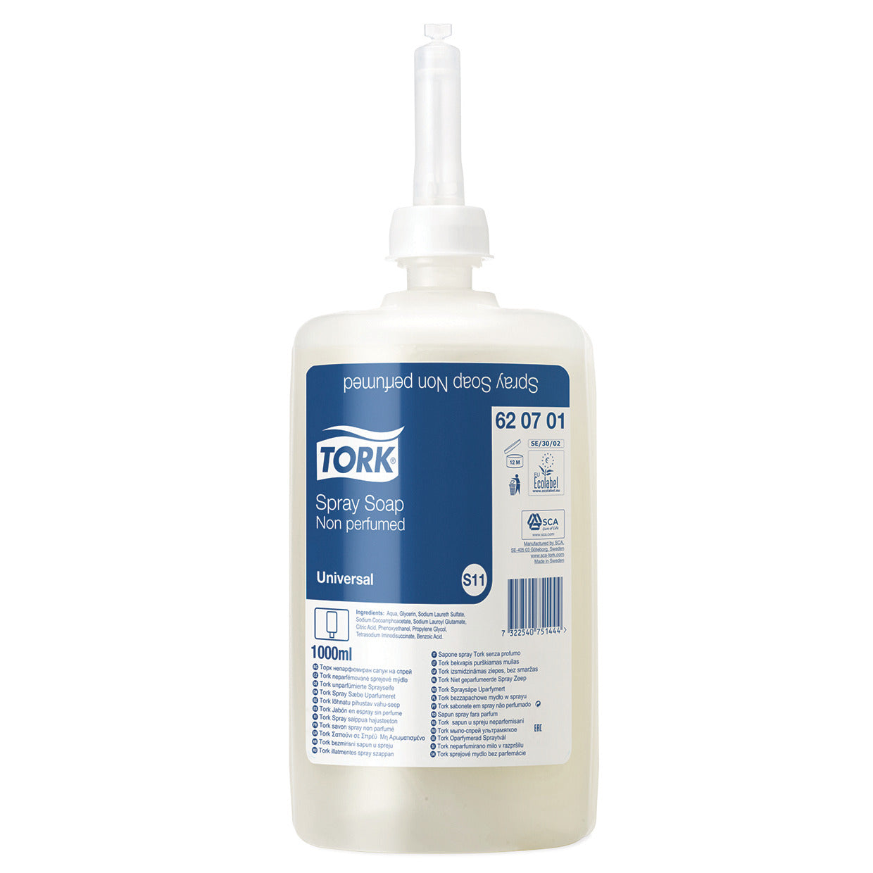 Tork Unperfumed Spray Soap X 6