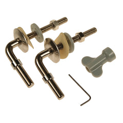 Wc Seat Fittings Metal Cp Finish