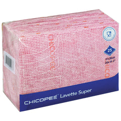 Lavette Super 500X360Mm Red Pk25