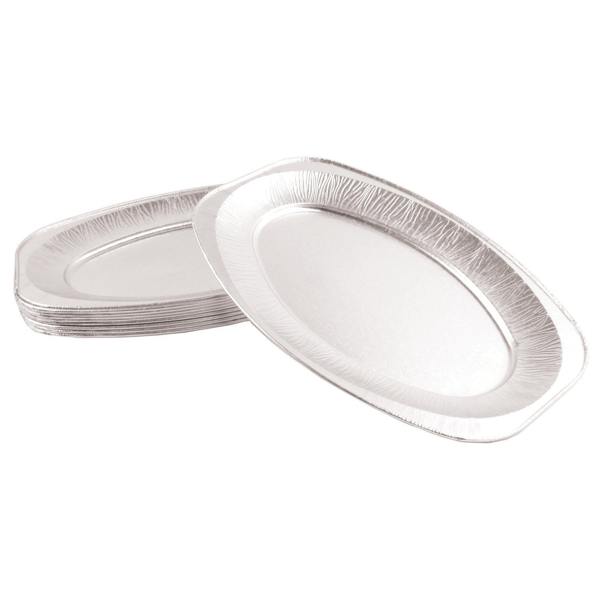Foil Platter Oval 17-" Pack 10
