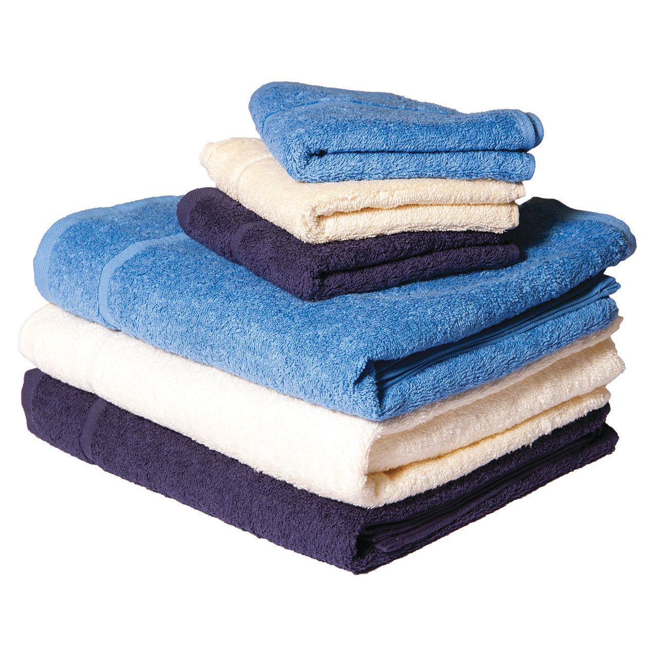 Hand Towel 500 X 900Mm Sky Bl Pk6