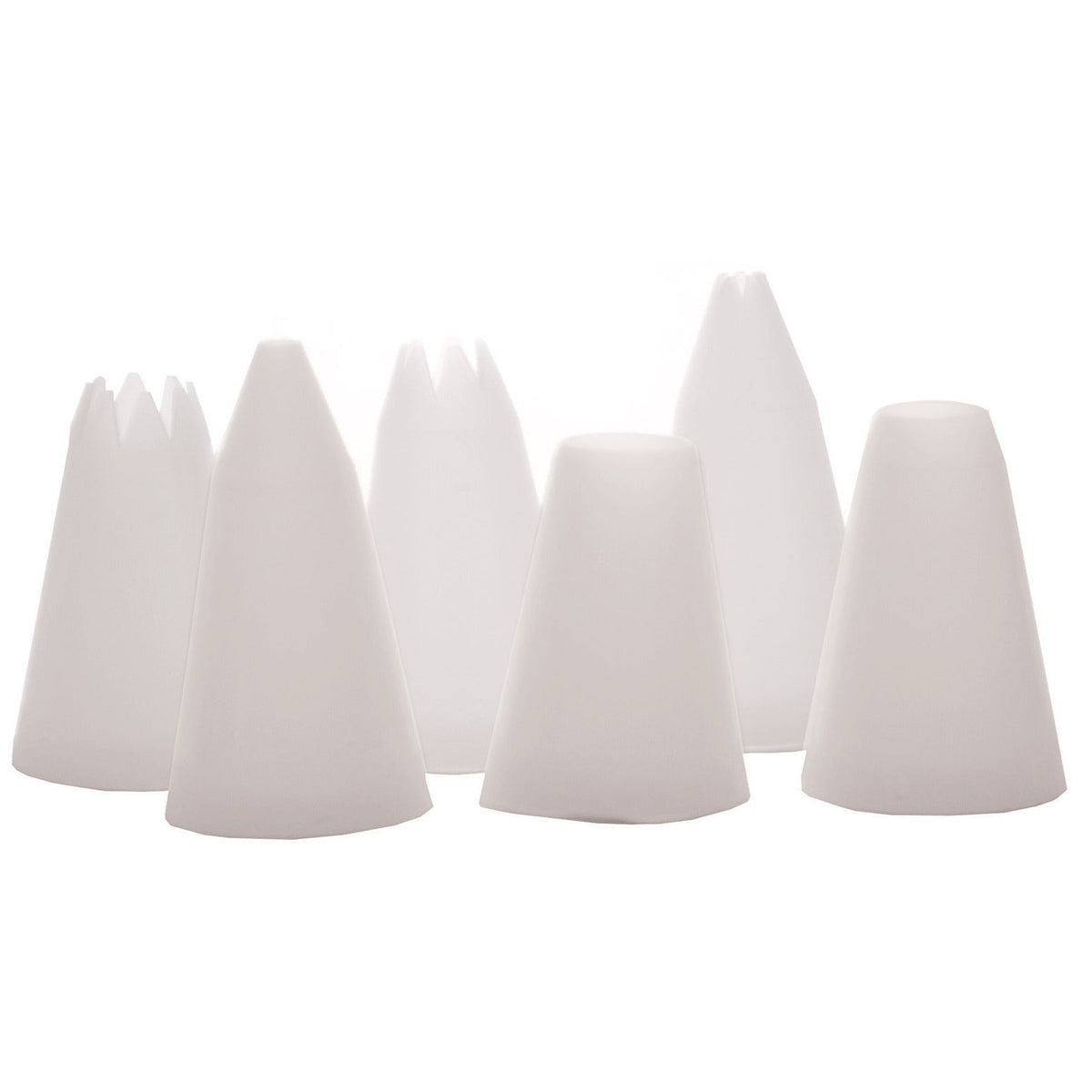 Piping Nozzle White Plastic Star 8Mm