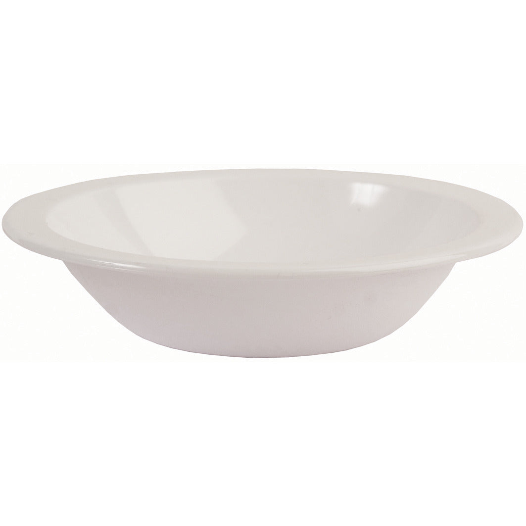 Bowl Oatmeal 6-" Polycarb White
