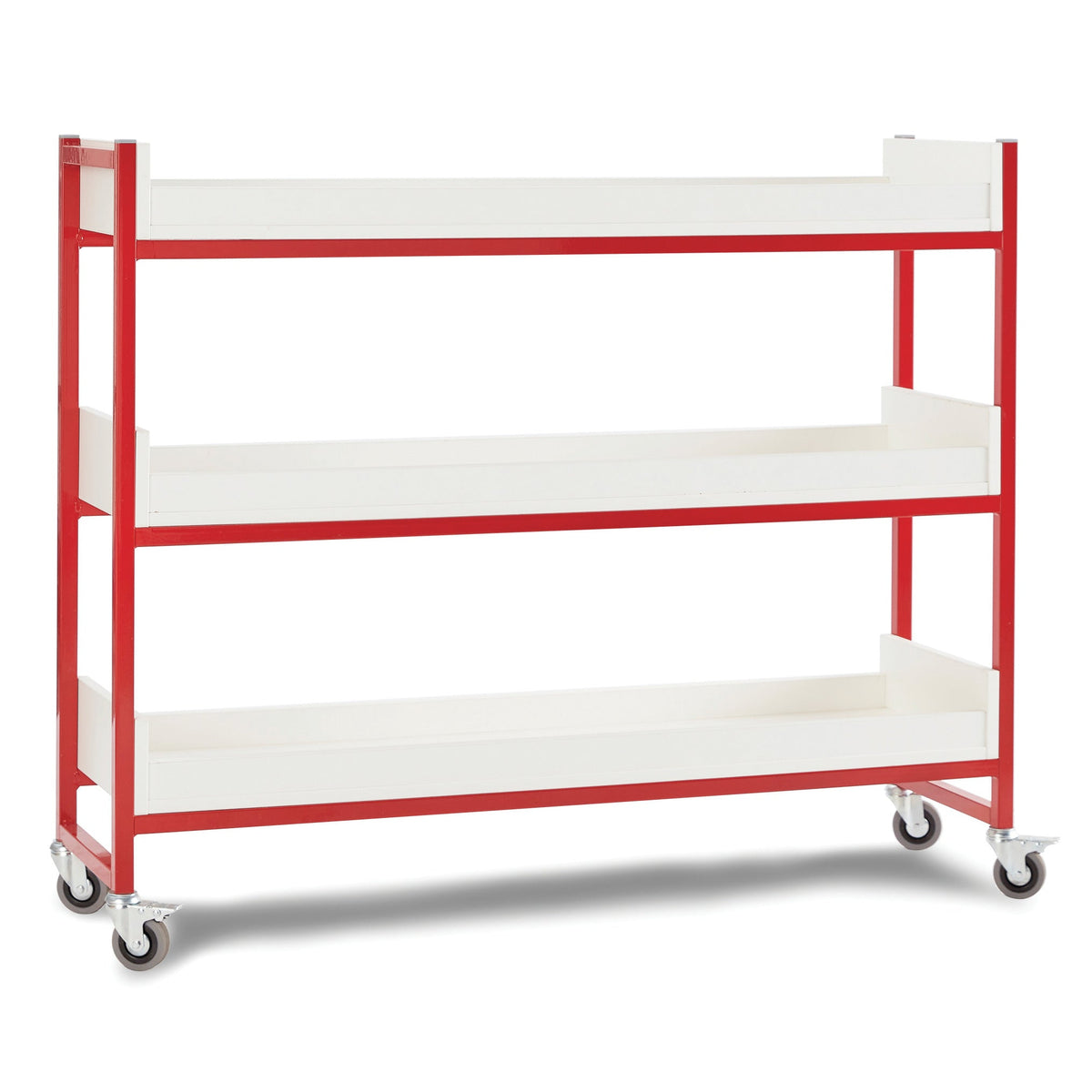 Lunchbox Trolley 30Long White-Red