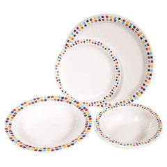 Plate Melamine 23Cm,Spanish Tile