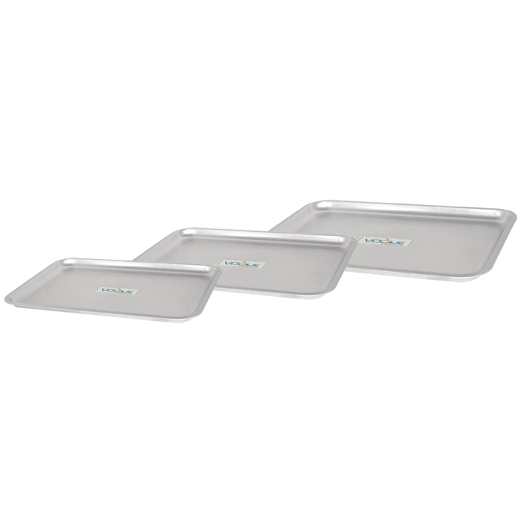 Sheet Baking Aluminium 370X265X20Mm