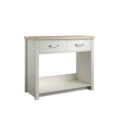 Avon Console Table 2 Drawr Oak-Grey