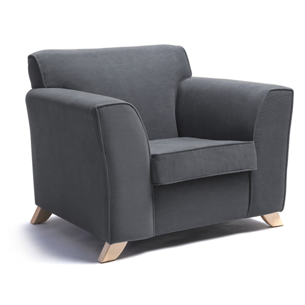 Armchair 850X900X800 Blk F-Leather