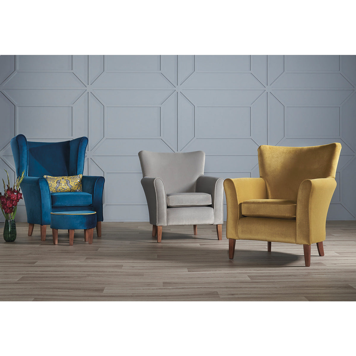 Pimlico Armchair 470 Seath Indigo105
