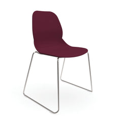 Polyprop Chair Crfr Sled Plum