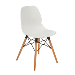 Polyprop Chair Oak Fr Plum