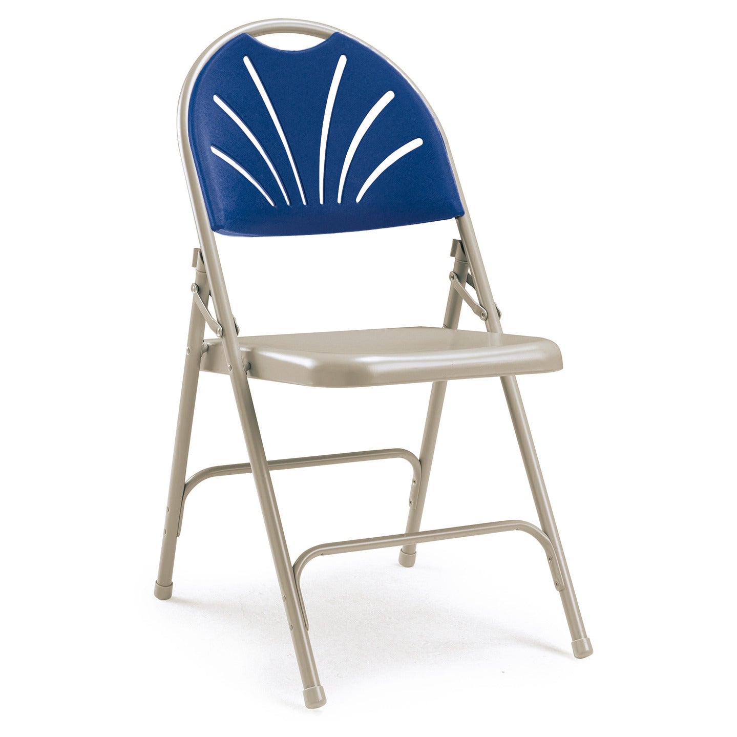 2600 Comf Fold Set8 Steel-Blue N-Lin