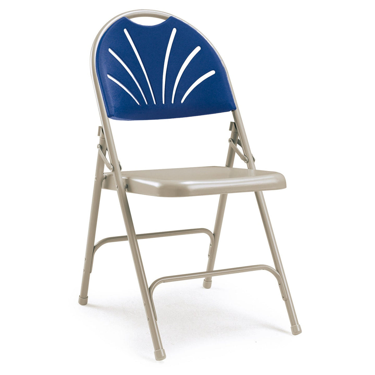 2600 Comf Fold Set8 Steel-Blue N-Lin