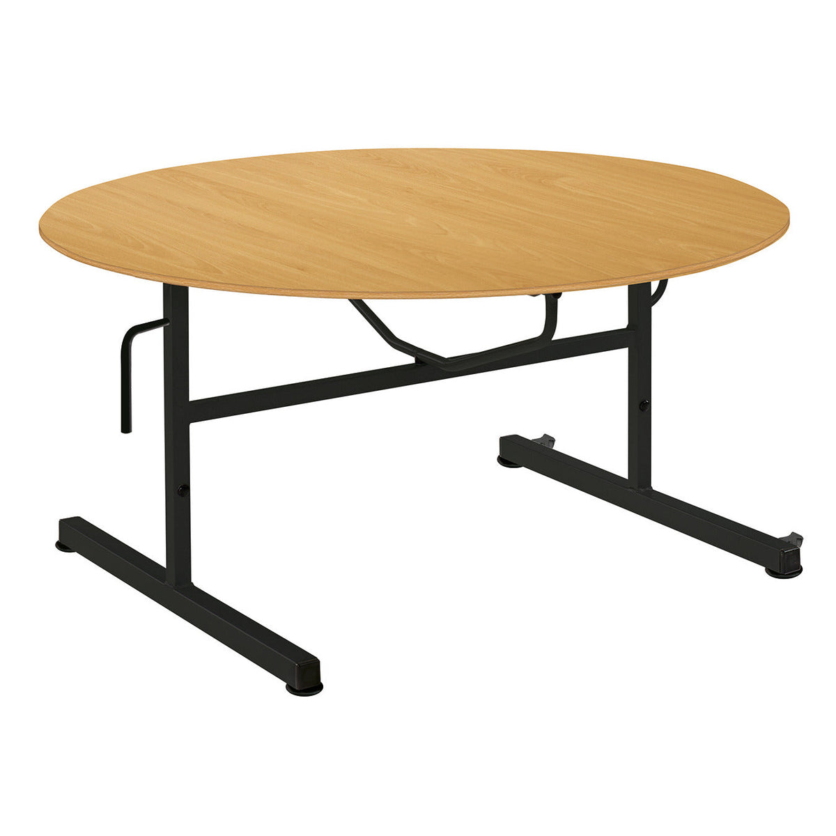 Fliptop Table Circular 640Mm Beech
