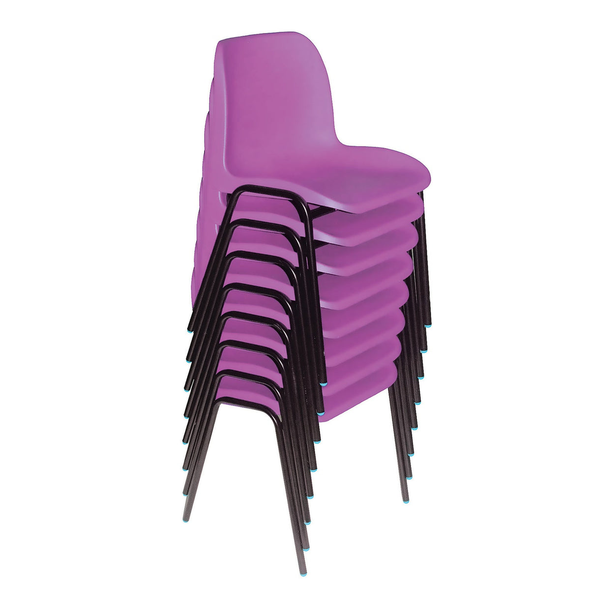 S-Buy Chairs Set 8 Purp Sm3 - 350Mm