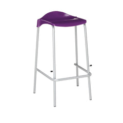 Stool 685Mm Lilac-Spec.Grey Frame