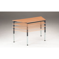Table Height Adjustable - Beech