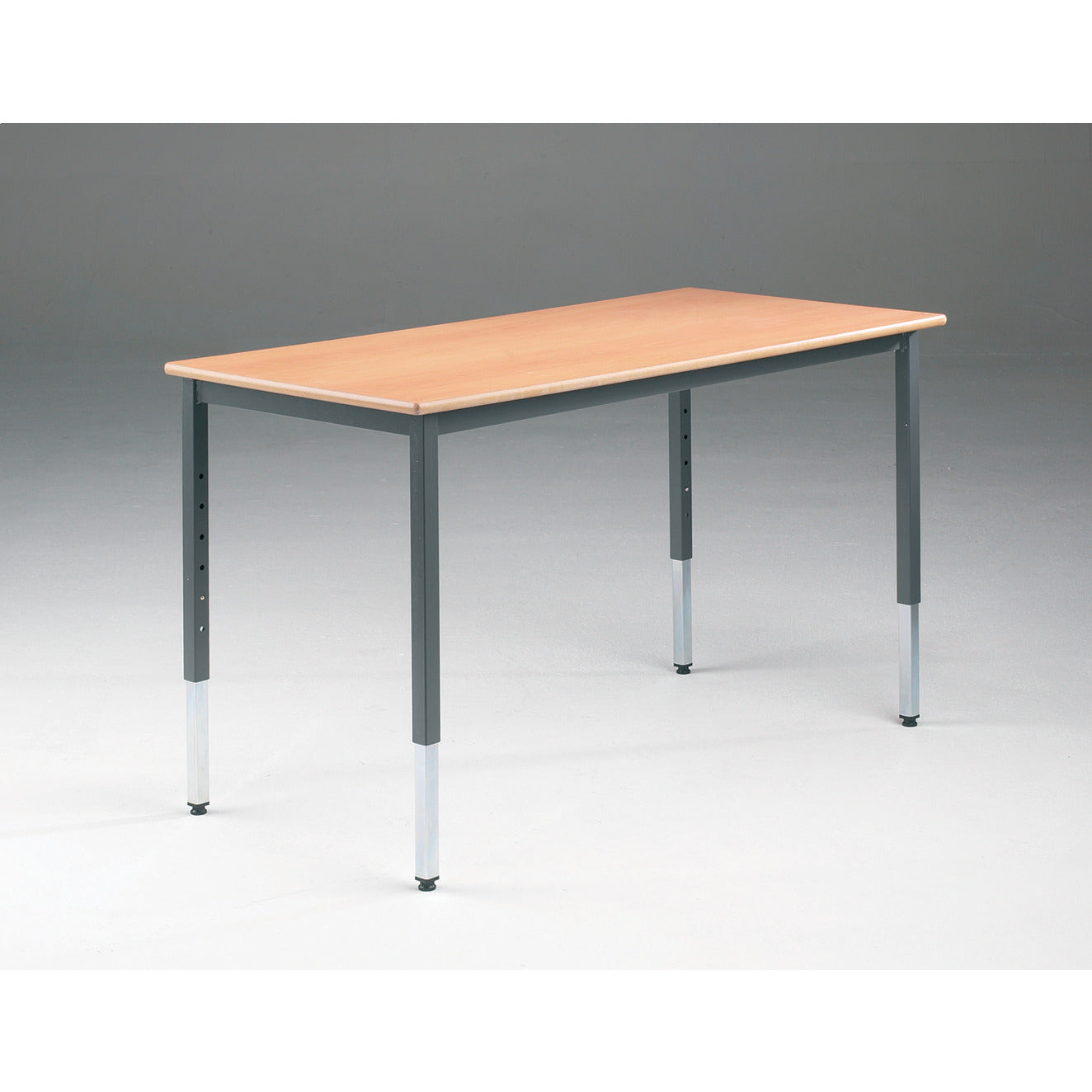 Table Height Adjustable - Light Oak