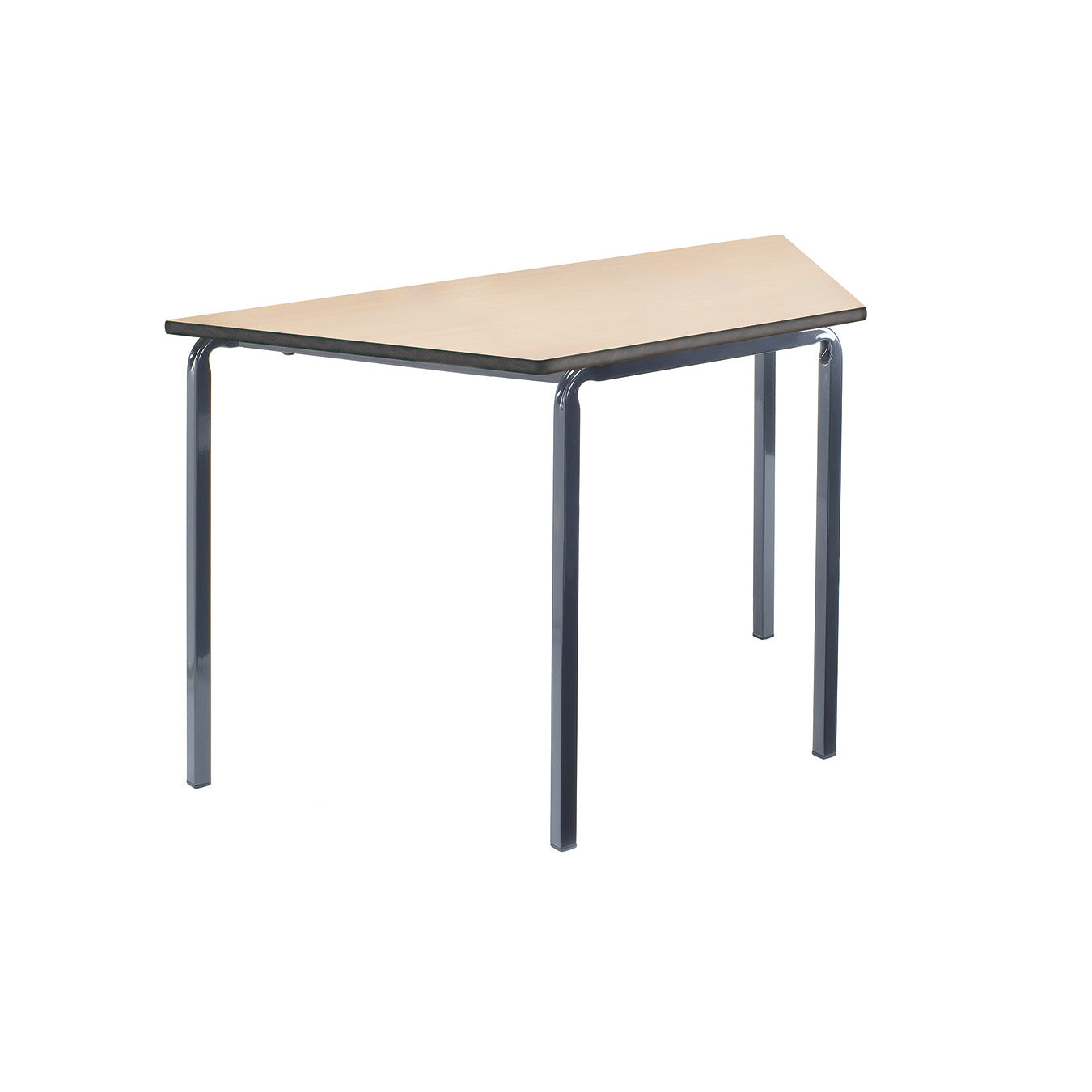 Trapezoid Nonstackn Table Sm3 White