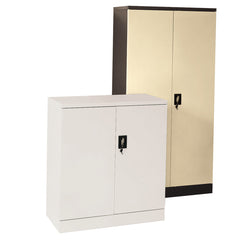 Cupboard Double Doors Tall Grey